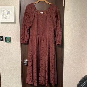 Baltic Born Mulberry Smocked MIDI Dress